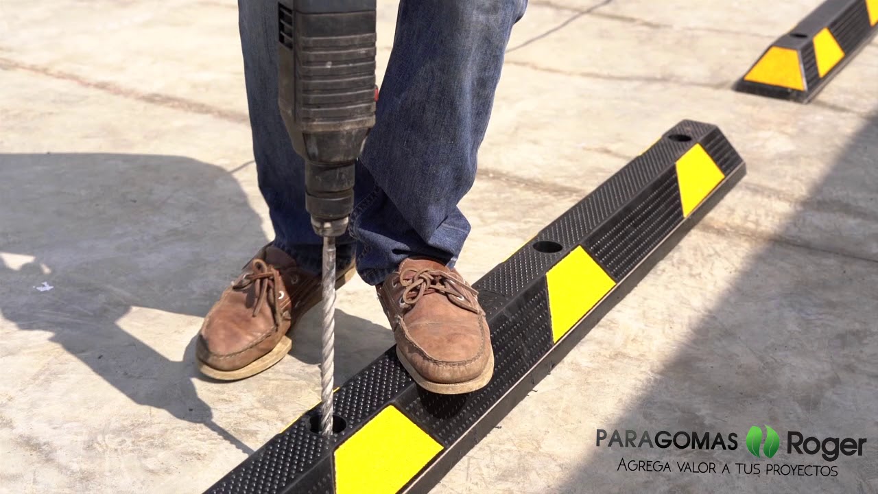 Como Instala un Tope para Estacionamiento Paragomas Roger