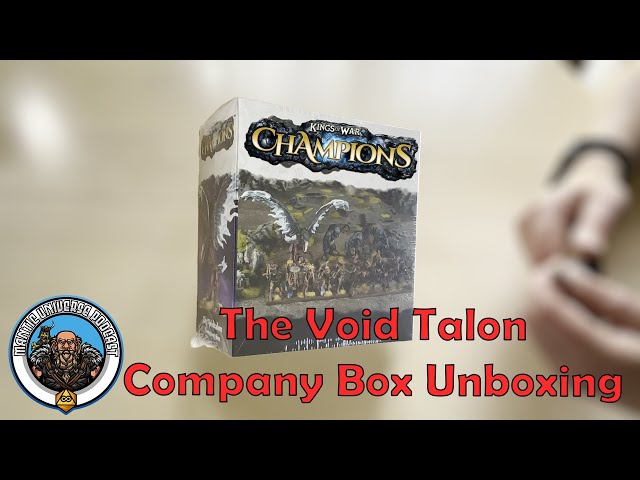 Vídeo relacionado con mantic Games, Kings of War Champions: Champions The Void Talon Company Box