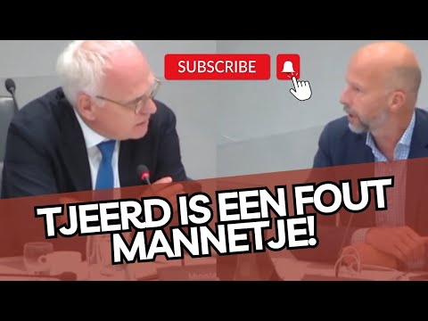 Minister wordt WOEST na opmerking van Tjeerd! Wat is Tjeerd een FOUT mannetje!'