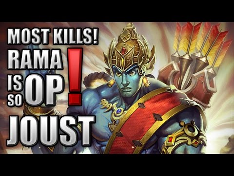 Rama Damage Build "Most Kills! RAMA IS OP!" - Joust, SMITE Season 3