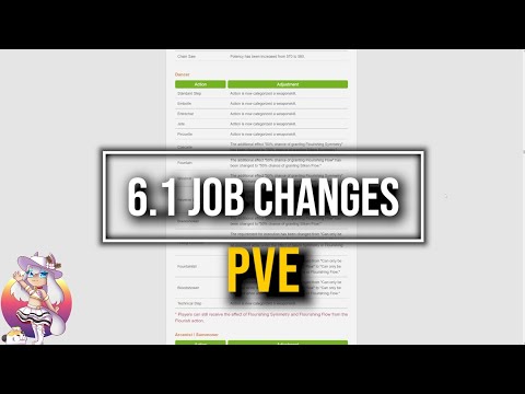 FFXIV: 6.1 PvE Job Changes