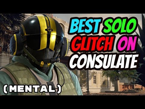 BEST SOLO GLITCH ON CONSULATE - NEVER LOSE (Rainbow Six Siege Glitch)
