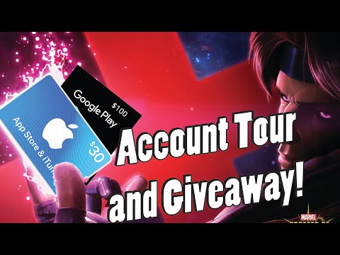 750 Day Account Tour and Giveaway for iTunes/Google Play!! - Marvel Strike Force