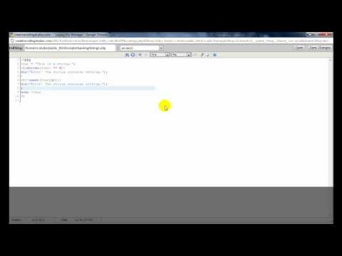 Php Tutorial Part 5 Php Strings