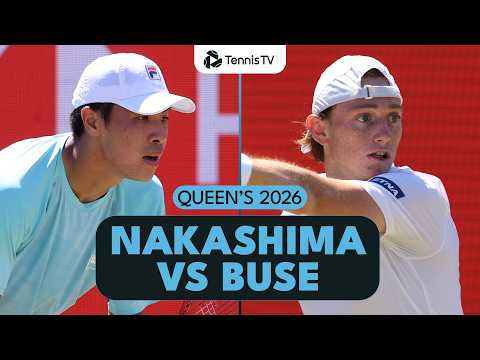 Brandon Nakashima vs Ignacio Buse For Quarter-Final Spot | Queen's 2026 Highlights