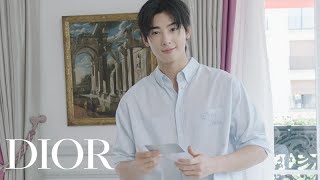 Dior Eunwoo Cha at the Men Summer 2024 show