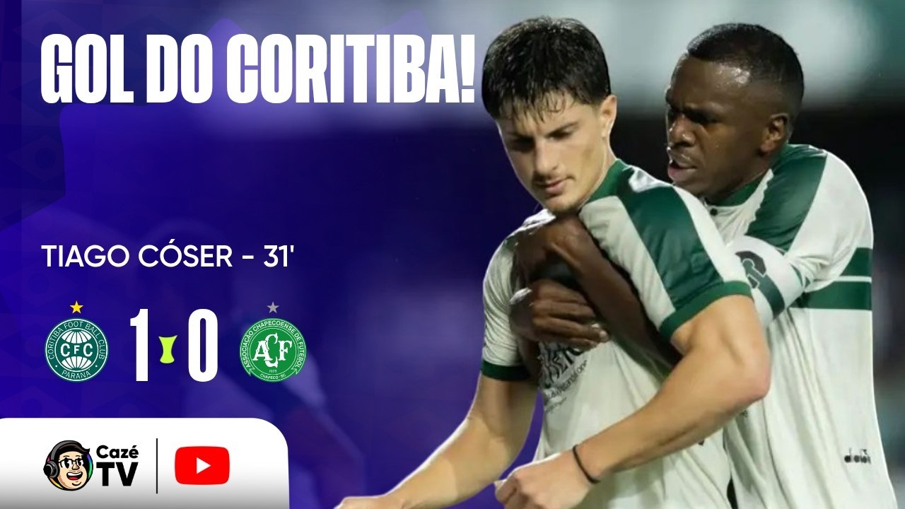 GOOOOL DO COXA! TIAGO CÓSER ABRE O PLACAR DE CABEÇA CONTRA A CHAPECOENSE!