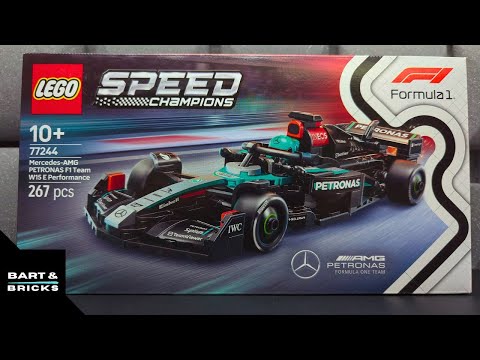 Mercedes-AMG F1 W15 Race Car - LEGO Speed Champions - ASMR SPEED BUILD