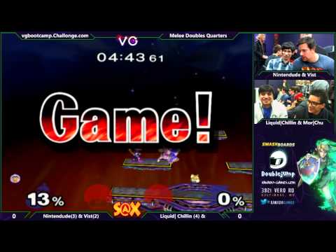 S@X Monthly - Mor | Chu & Liquid Chillin Vs. Nintendude & Vist - SSBM Winners Quarters - Melee