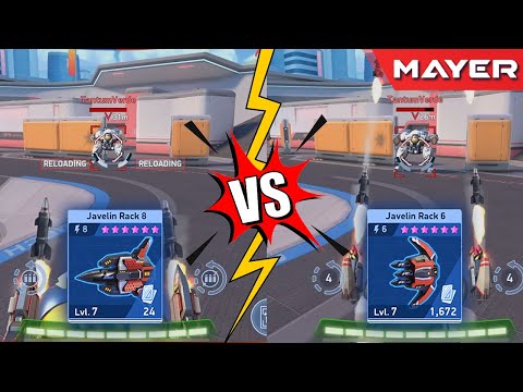 Javelin 8 vs Javelin 6 | Mech Arena