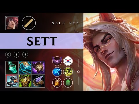 Sett Mid vs Morgana - KR Master Patch 25.24