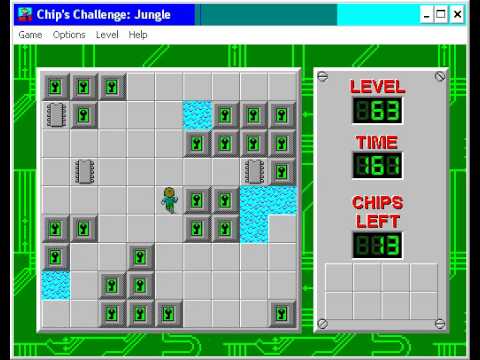 CCLP2 level 63 solution - 128 seconds