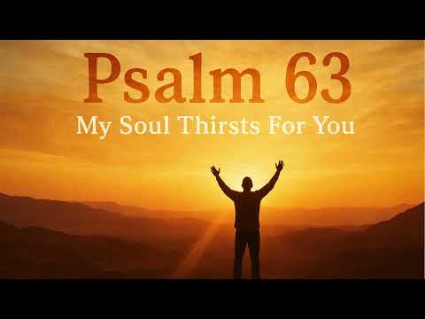 Psalm 63 --- My Soul Thirsts For You