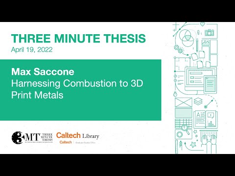 Max Sacoone - Three Minute Thesis - 4/19/2022