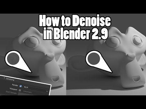 How to DENOISE your renders in Blender 2.9! | Quick and Easy Tutorials | Blender 2.9