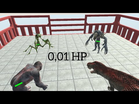 0,01 HP Battle Royale - Animal Revolt Battle Simulator