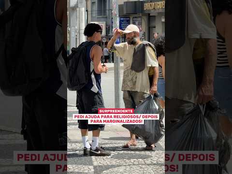 PEDINDO ORAÇÃO PARA RELIGIOSOS VS ORAÇÃO PARA MARGINALIZADOS- teste social