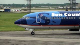 preview picture of video 'Sun Country Airlines 737'