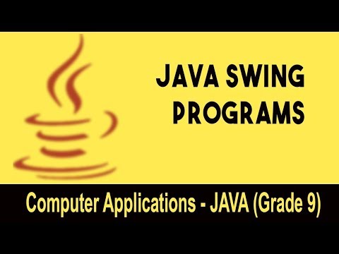 Computer Science Introduction To Java Gui Java Swing Programs Unit 3 Continued
