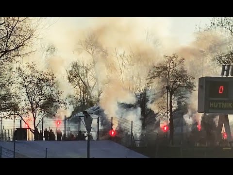 Kibice na meczu Hutnik Kraków - Wigry Suwałki | 15.11.2020