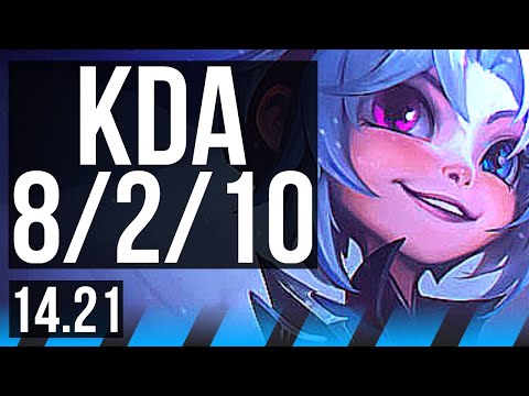 ZOE vs NEEKO (MID) | 8/2/10, Godlike, 500+ games | KR Master | 14.21