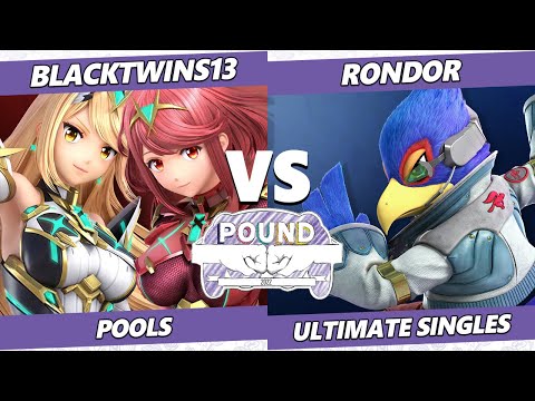 Pound 2022  - Blacktwins13 (Pyra Mythra) Vs. Rondor (Falco) SSBU Smash Ultimate Tournament