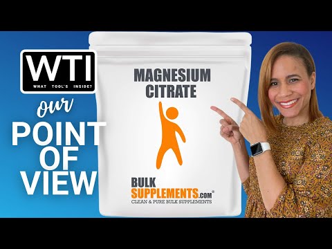 BulkSupplements Magnesium Powder - WTI product video review