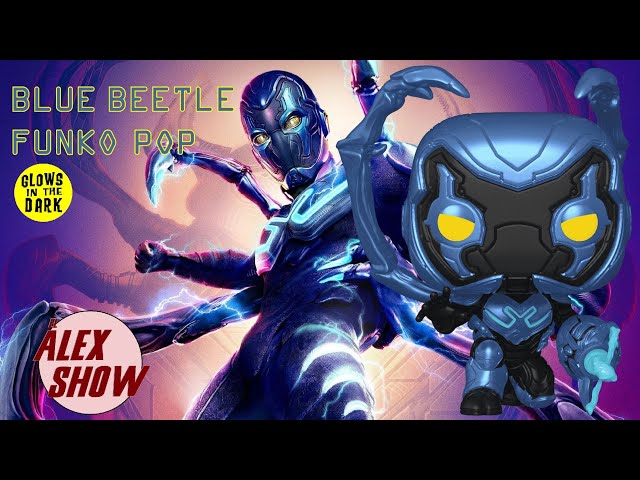 Vídeo relacionado con Funko Pop! Movies: Blue Beetle - Escarabajo azul agachado brilla en la oscuridad (persecución) incluido con un protector de ático de Byron
