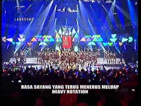 Heavy Rotation Mega Konser JKT48 Warnai Harimu (RCTI)