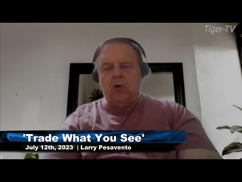 July 12th, Trade What You See with Larry Pesavento on TFNN - 2023