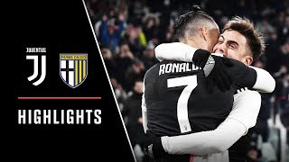 ملخص مباراة : يوفنتوس 2 × 1 بارما ( الجولة 20 للدوري الايطالي )