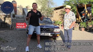 Mercedes R107 560SL: Wymiana dźwigni zmiany biegów