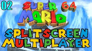Super Mario 64 Splitscreen Multiplayer 120 Stars - Part 2
