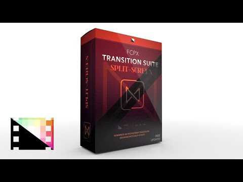 FCPX Transition Suite Split-Screen - Collection of Split Media Transitions - Pixel Film Studios