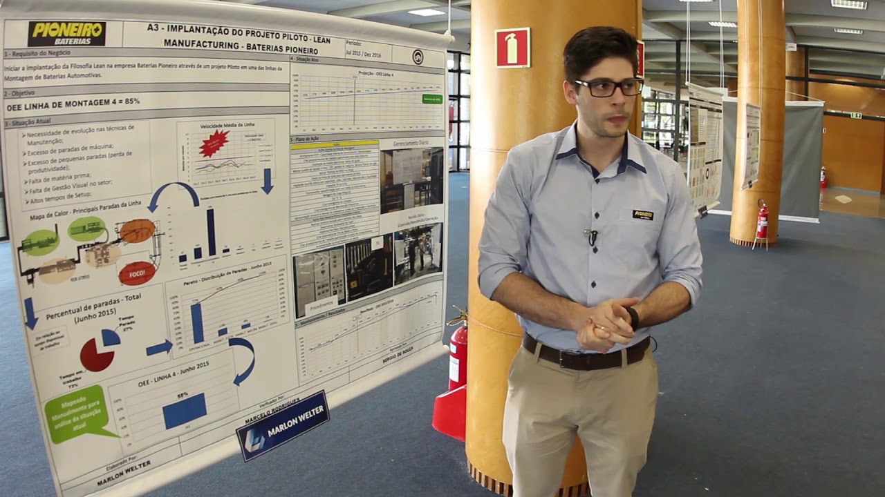 Case  OEE na linha de montagem