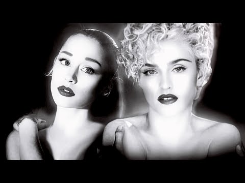 Madonna, Ariana Grande - vogue, and? (Remix) [Music Video]