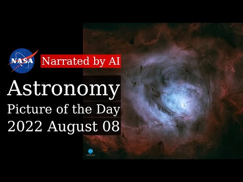 APOD: 2022-08-08 - The Lagoon Nebula without Stars (Narrated by Emma)