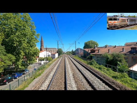 ★ 4K 🇫🇷  Bordeaux - Toulouse - Montpellier - Marseille en BB7200, cab ride France [07.2022]