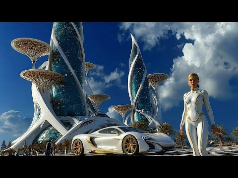 Life in the Year 2200 (4K): Future of Humanity, AI Civilizations & Space Empires