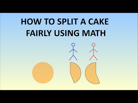 How To Split A Cake Fairly Using Math