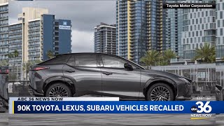 Toyota, Lexus, Subaru Recall 90K Vehicles for HVAC Defrost Issue