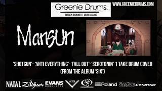 Greenie Drums - &#39;Mansun&#39; - &#39;Six&#39; Album Medley (Live One Take Drum Cover)
