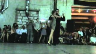 JAVIER RODRIGUEZ Y ANDREA MISSE EN LA MILONGA DEL MORAN 04/04