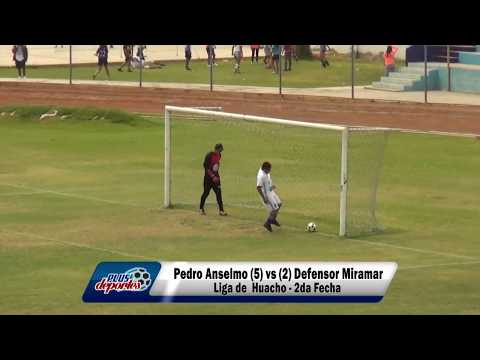 PEDRO ANSELMO (5) vs (2) DEFENSOR MIRAMAR - FÚTBOL HUACHANO - 2DA FECHA/2018.
