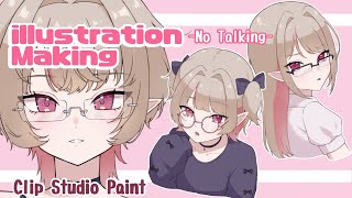 【illustration】魔界ノりりむ描いてみた【イラストメイキング】