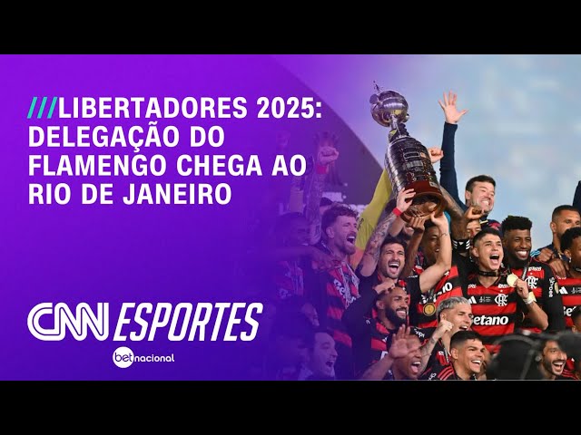 Libertadores: Torcida do Flamengo recebe o time no Rio de Janeiro | AGORA CNN
