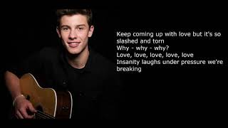 #Shawn Mendes - Under Pressure (feat. teddy3) official lyrics video :)