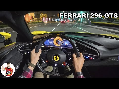 Thumbnail for 2023 Ferrari 296 GTS POV Night Drive (3D Audio)(ASMR) by Ferrari