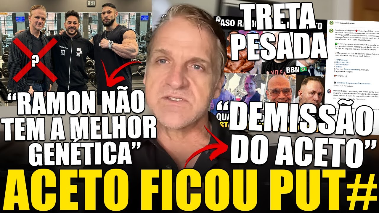 TRETA! ACETO SE IRRITA APÓS DEMISSÃO DA EQUIPE DO RAMON DINO SER COGITADA E DISCUTE COM PÚBLICO