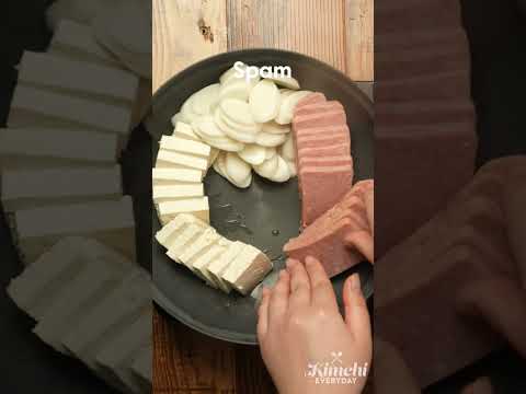 GUISADO DO EXÉRCITO: COMIDA CONFORTÁVEL PARA TODOS |H MART KIMCHI TODOS OS DIAS |